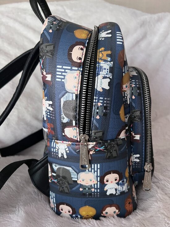 Loungefly Star Wars Mini Backpack Chibi Characters Darth Vader Disney Bag main image 5